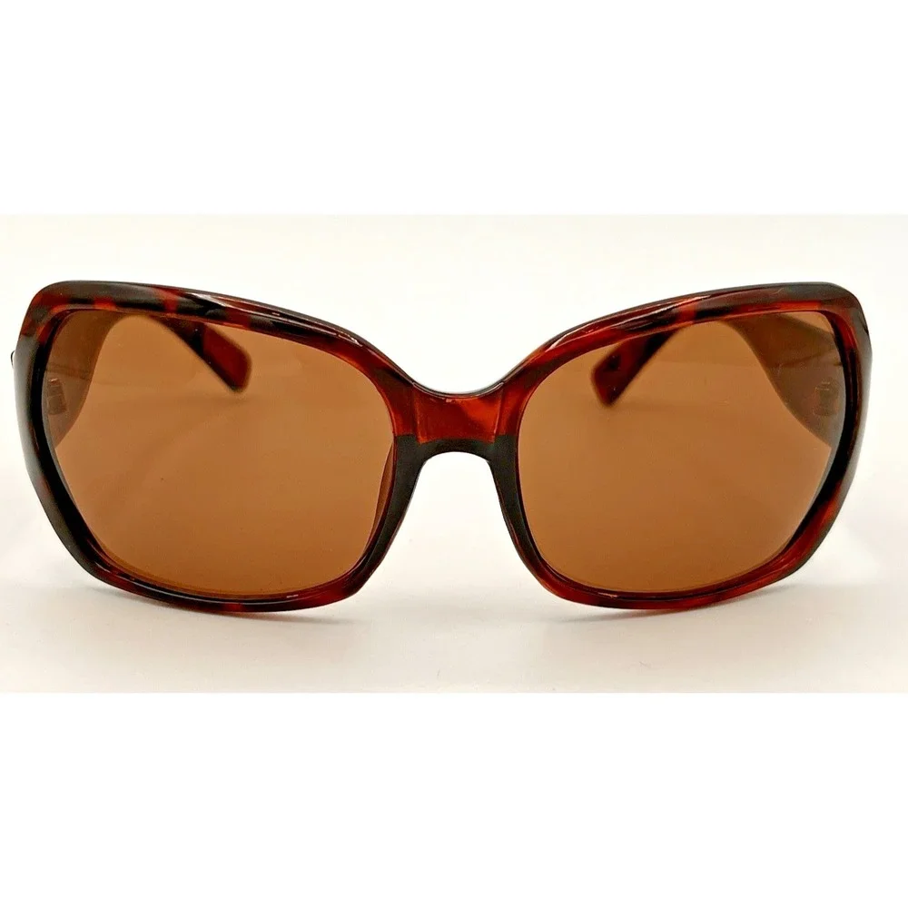 Daisy Fuentes Womens Brown Tortoise Fashion Sunglasses
